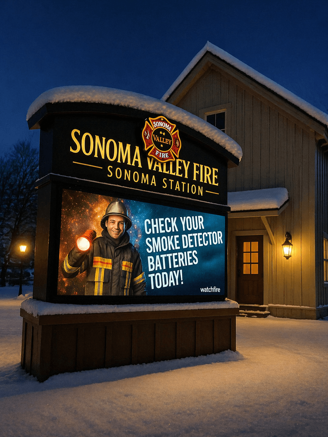 SVFD Monument Sign
