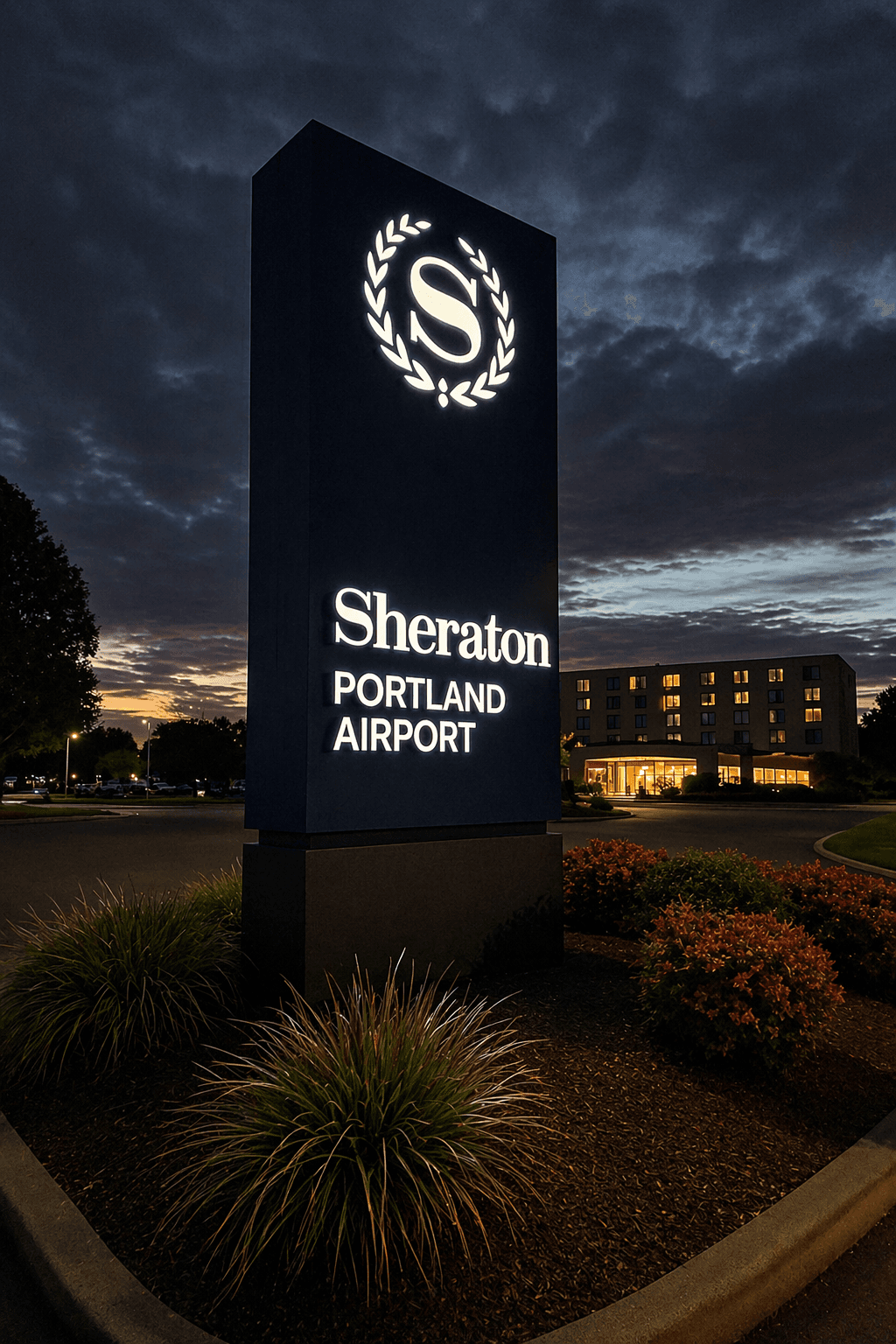 Sheraton Hotel Sign